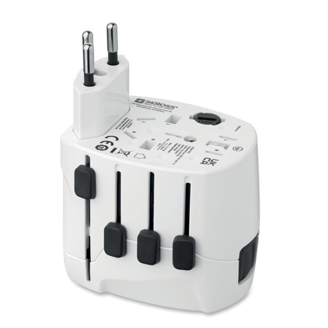 Adaptateur de voyage SKROSS® PRO 3-POLE 
