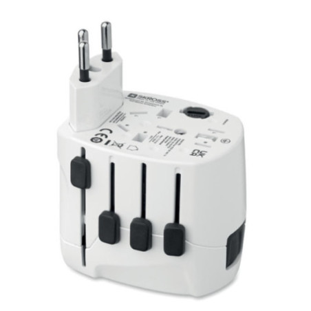 Adaptateur de voyage SKROSS® PRO 3-POLE 