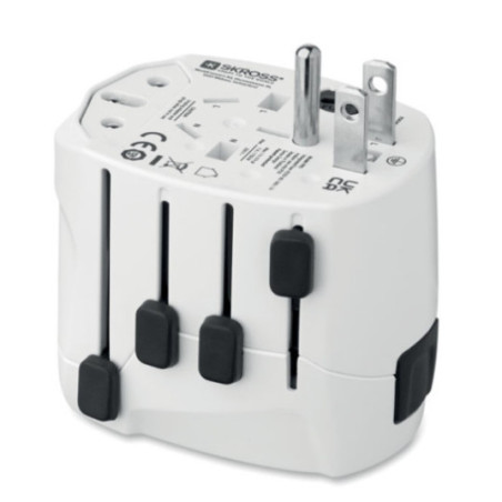 Adaptateur de voyage SKROSS® PRO 3-POLE 