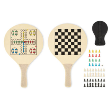 Raquettes de plage avec jeux de plateau Iwon 