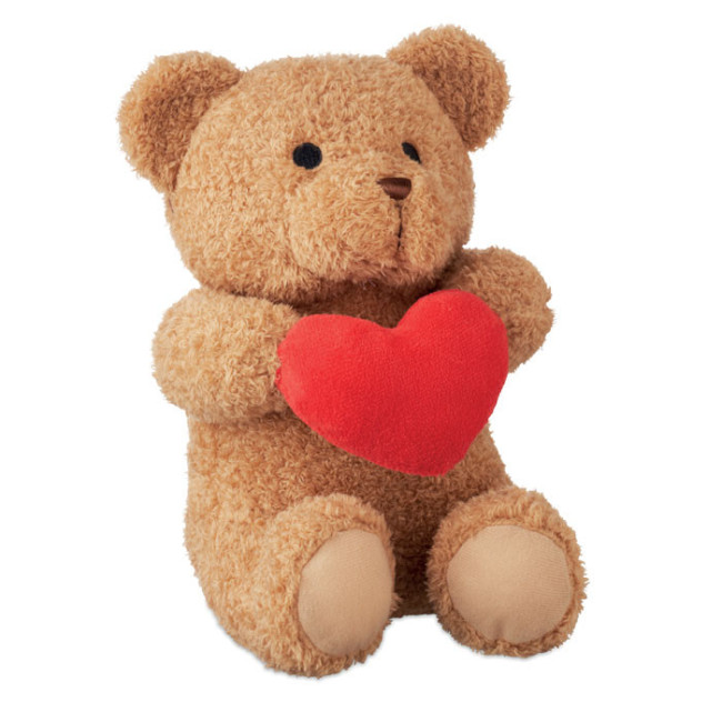 Ourse en peluche avec coeur Snuggle 
