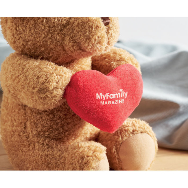Ourse en peluche avec coeur Snuggle 