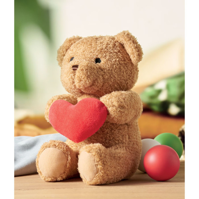 Ourse en peluche avec coeur Snuggle 
