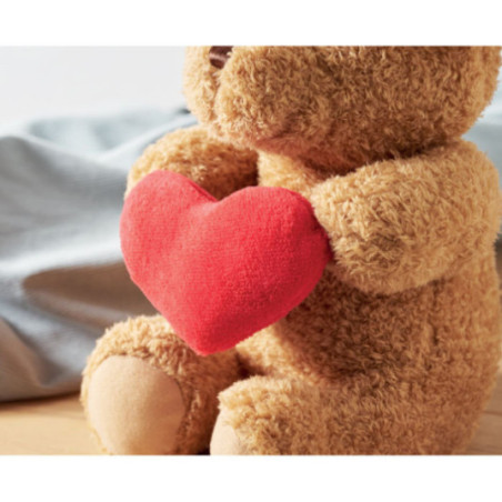 Ourse en peluche avec coeur Snuggle 