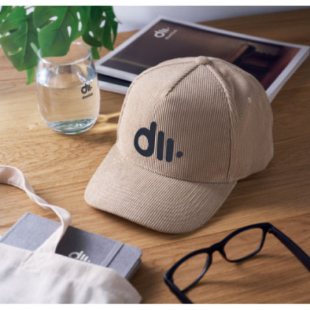 Casquette personnalisée en velours côtelé Wale 