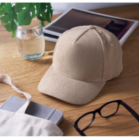 Casquette personnalisée en velours côtelé Wale 