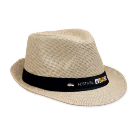 Chapeau de paille personnalisé Boowie 