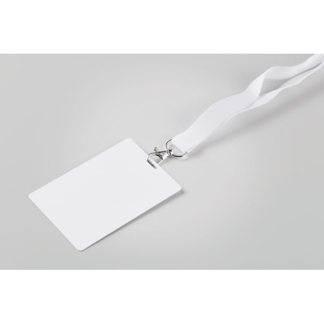 Badge personnalisé pour lanyard Badlarge 