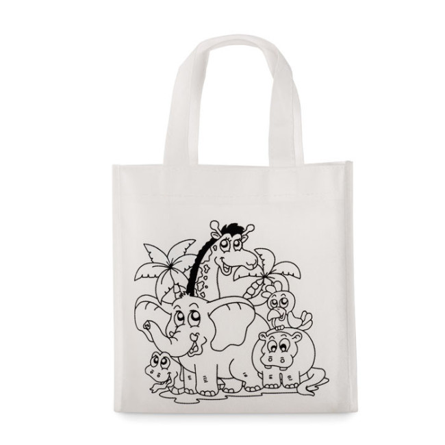Sac shopping personnalisé à colorier Shoopie 