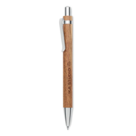 Stylo à bille en bois d'acacia Jakarta 