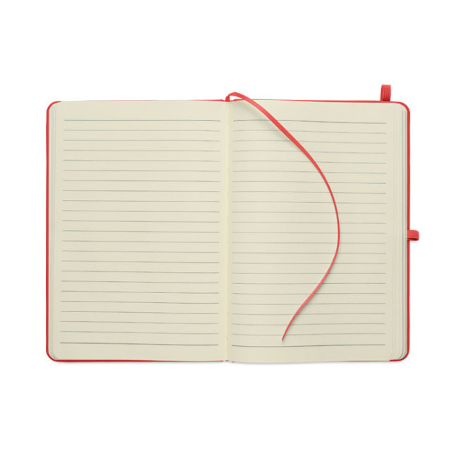 Carnet A5 à couverture en PU recyclé Arcoloop 