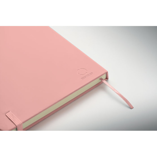 Carnet A5 à couverture en PU recyclé Arcoloop 