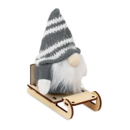 Lutin décoratif sur traîneau Frosty Sleigh 