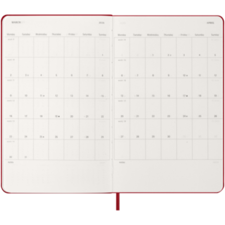 Agenda personnalisé à couverture rigide Moleskine ® 