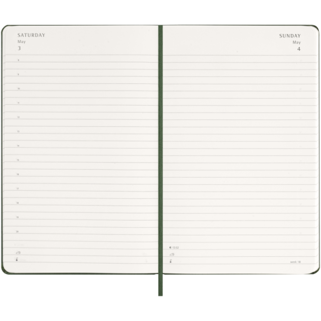 Agenda personnalisé à couverture rigide Moleskine ® 