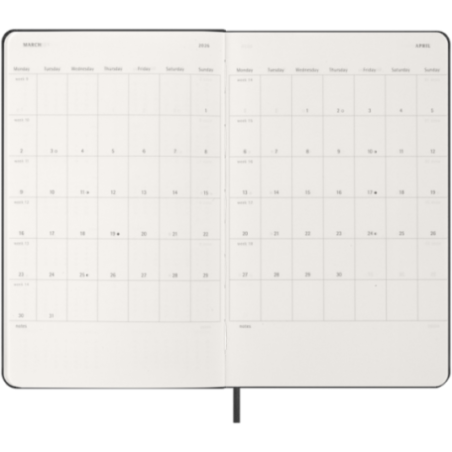 Agenda 2026 personnalisé vertical Moleskine ® 