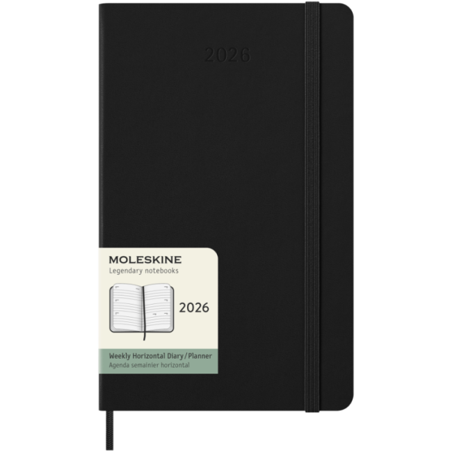 Agenda hebdomadaire horizontal Moleskine ® L 