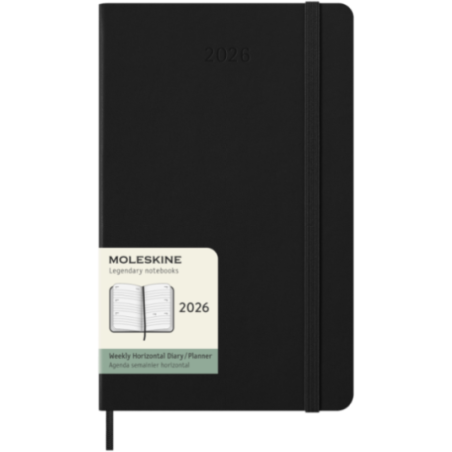 Agenda hebdomadaire horizontal Moleskine ® L 