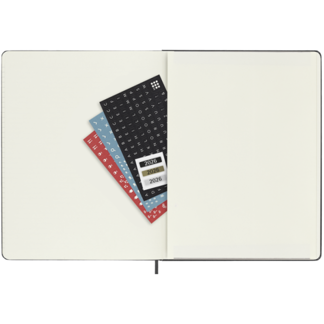 Agenda hebdomadaire 2026 Moleskine ® XL 