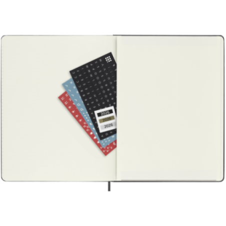 Agenda hebdomadaire 2026 Moleskine ® XL 