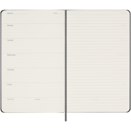 Agenda hebdomadaire non daté Moleskine ® L 