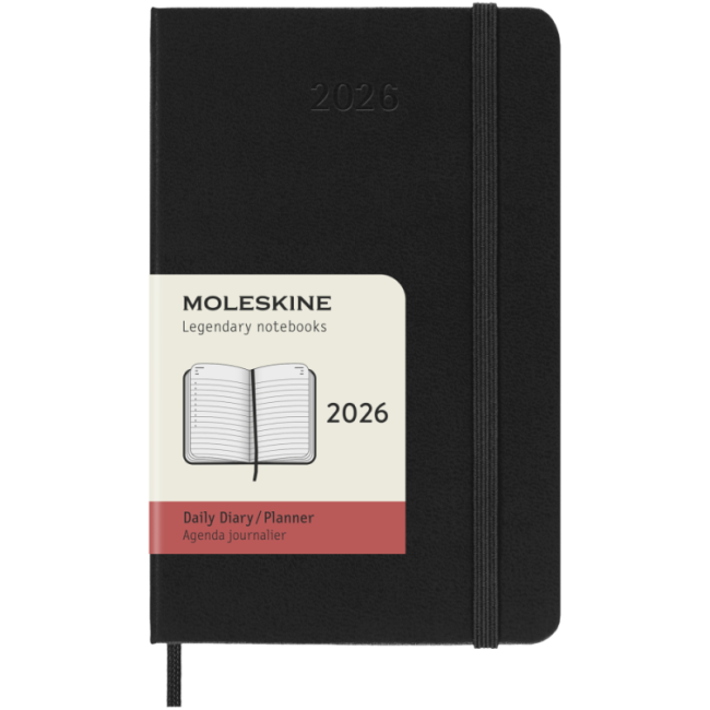 Agenda de poche quotidien 12 mois Moleskine ® 