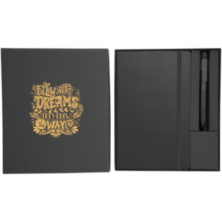 Coffret cadeau personnalisé carnet et stylo Moleskine ® 