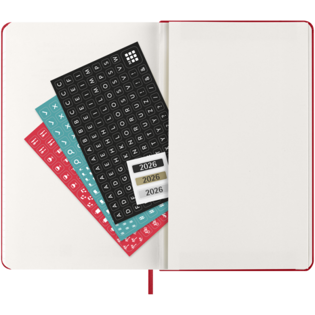 Agenda hebdomadaire 12 mois Moleskine ® L 
