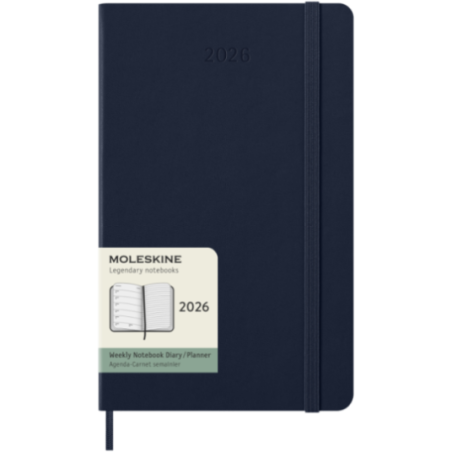Agenda hebdomadaire 12 mois Moleskine ® L 