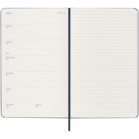 Agenda hebdomadaire 12 mois Moleskine ® L 