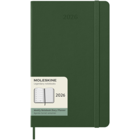 Agenda hebdomadaire 12 mois Moleskine ® L 