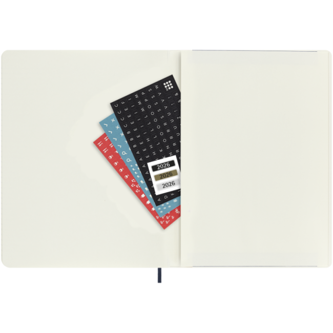 Agenda 12 mois à couverture souple Moleskine ® XL 