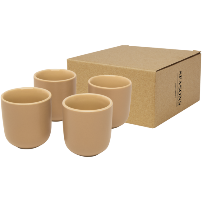 Ensemble de 4 tasses à expresso Seasons Male 90 ml 