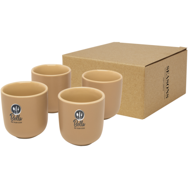 Ensemble de 4 tasses à expresso Seasons Male 90 ml 