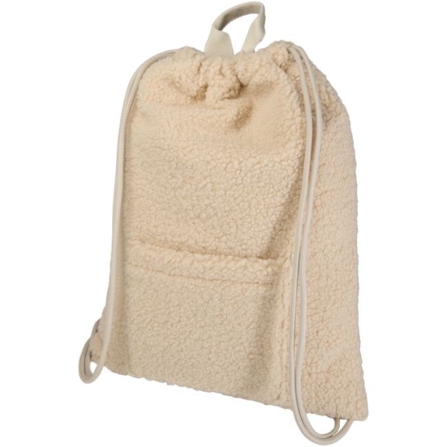 Sac à dos cordon personnalisé en sherpa Bear 