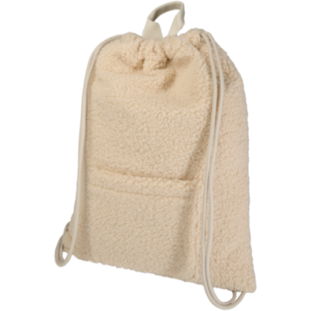 Sac à dos cordon personnalisé en sherpa Bear 