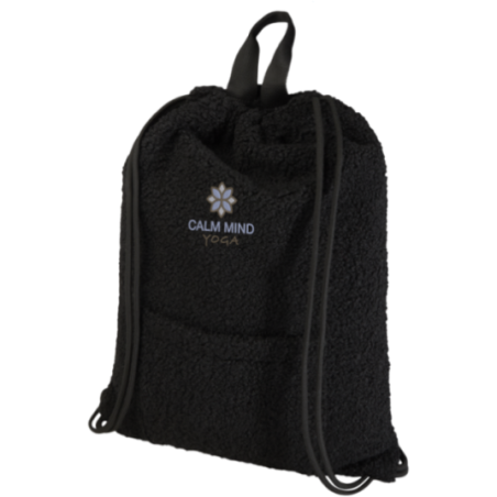 Sac à dos cordon personnalisé en sherpa Bear 