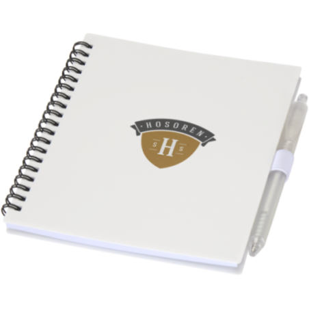 Carnet à spirales personnalisé avec stylo Niove 