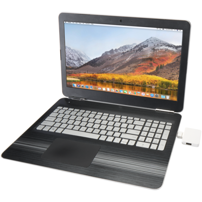 Hub USB personnalisé en plastique recyclé Gaia 