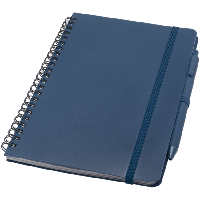 Carnet à spirales publicitaire A5 avec stylo Thalaasa 