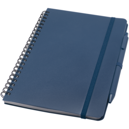 Carnet à spirales publicitaire A5 avec stylo Thalaasa 