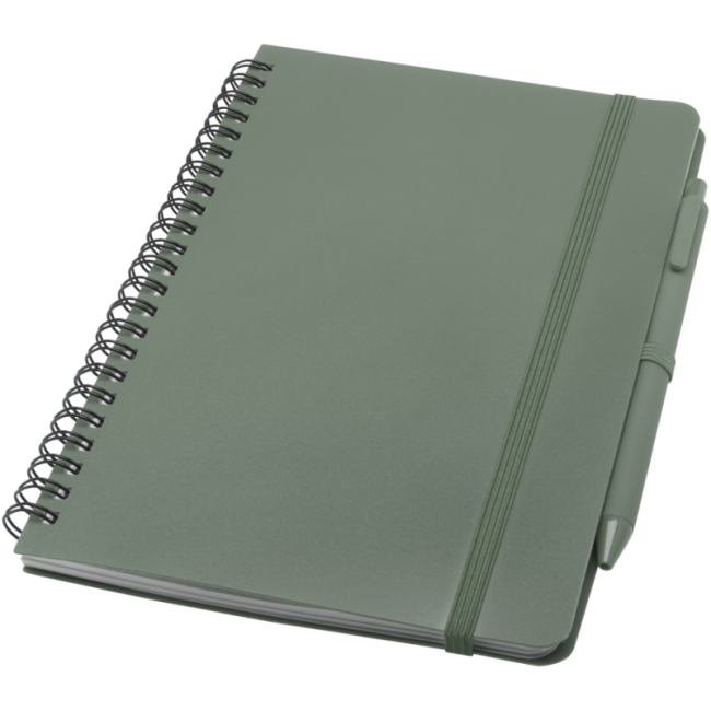 Carnet à spirales publicitaire A5 avec stylo Thalaasa 