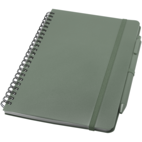Carnet à spirales publicitaire A5 avec stylo Thalaasa 