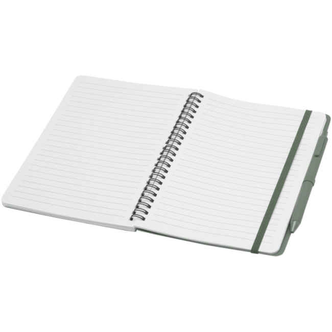 Carnet à spirales publicitaire A5 avec stylo Thalaasa 