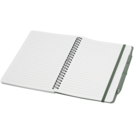 Carnet à spirales publicitaire A5 avec stylo Thalaasa 