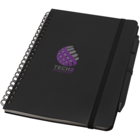 Carnet à spirales publicitaire A5 avec stylo Thalaasa 