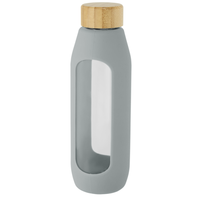 Gourde publicitaire en verre borosilicate Tidan 600 ml 