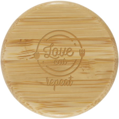 Gourde publicitaire en verre borosilicate Tidan 600 ml 