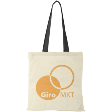Tote bag personnalisé avec anses colorées Nevada 