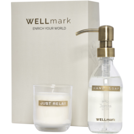 Coffret savon pour les mains et bougie Wellmark Discovery 